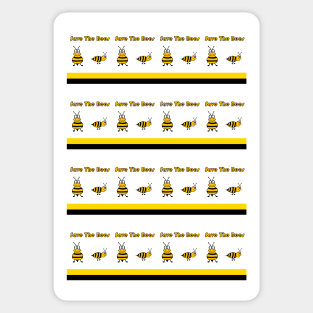 Save The Bees Sticker